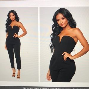 Black Sleeveless Jumpsuit